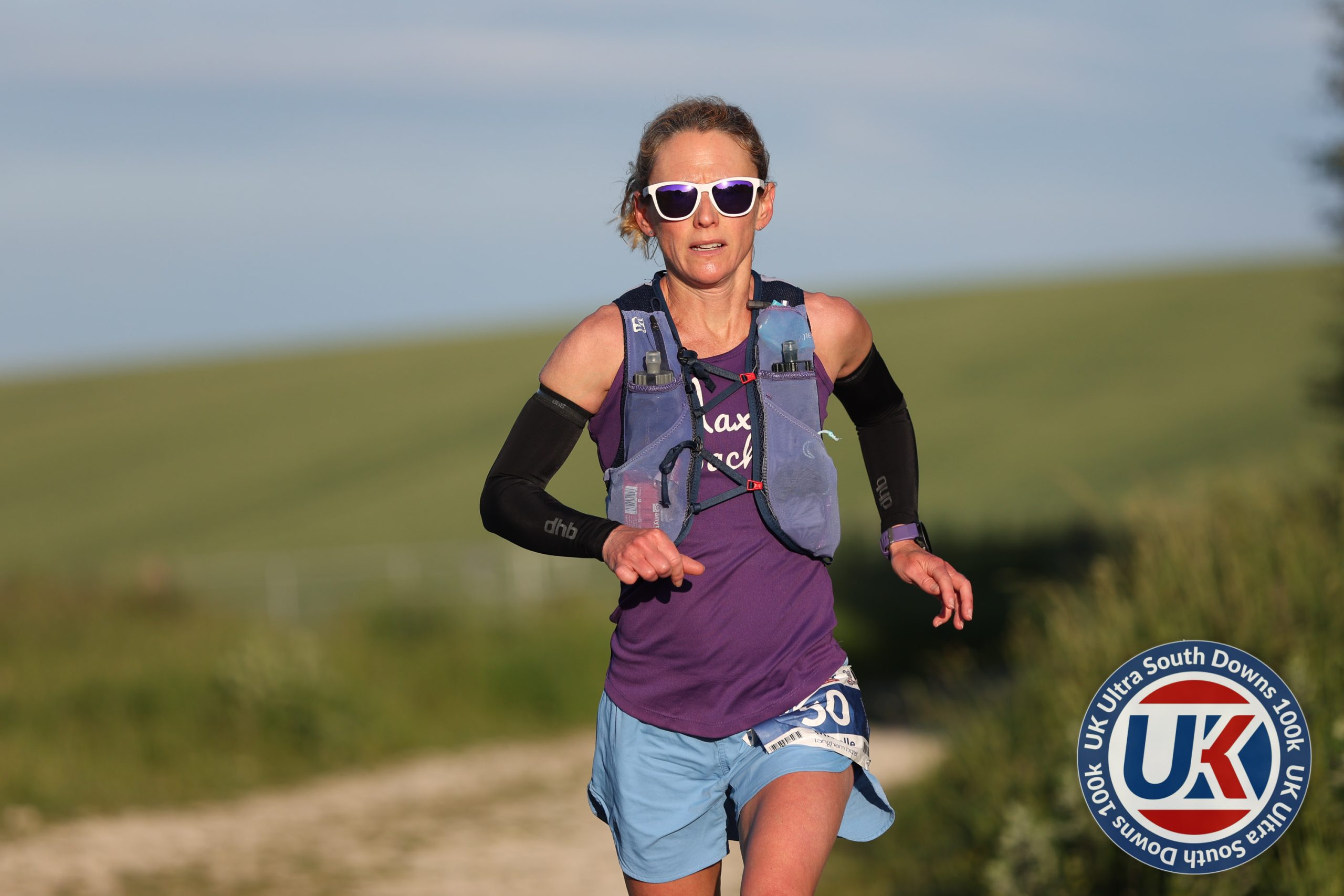 Woman in race